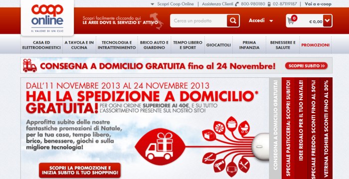 coop online homepage